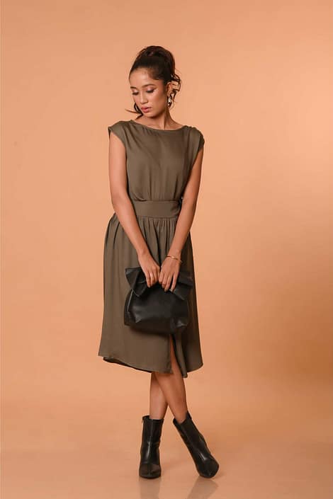 Barely Here Midi Dress