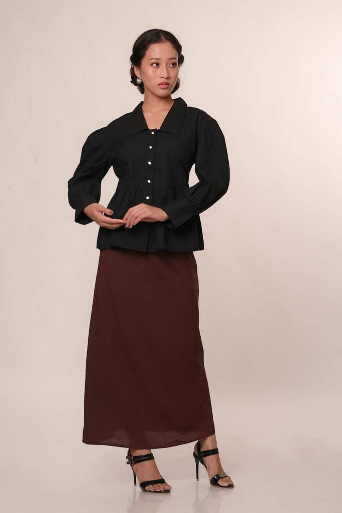 The Blink-And-Miss peplum top